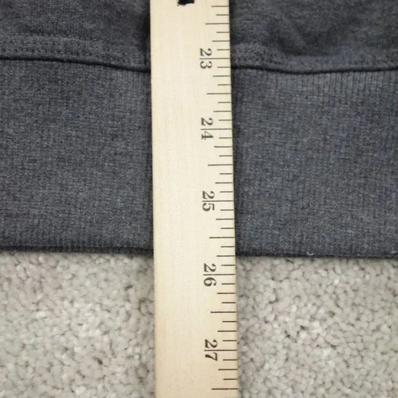 Champion Hoodie Mens Medium Grey Long Sleeve Drawstring Pullover Fleece Logo - Picture 8 of 9